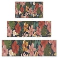 thumbnail image 1 of Pioneer Flower Floral Print Pattern Kitchen Rugs Sets Of 3,Kitchen Runner Rugs Non Skid Washable,Decorative Kitchen Floor Mats for Kitchen,Sink,Laundry,17"x30"+ 17"x47" + 17"x59", 1 of 6