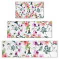thumbnail image 1 of Pioneer Flower Floral Print Pattern Kitchen Rugs Sets Of 3,Kitchen Runner Rugs Non Skid Washable,Decorative Kitchen Floor Mats for Kitchen,Sink,Laundry,17"x30"+ 17"x47" + 17"x59", 1 of 6