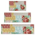 thumbnail image 1 of Pioneer Flower Floral Print Pattern Kitchen Rugs Sets Of 3,Kitchen Runner Rugs Non Skid Washable,Decorative Kitchen Floor Mats for Kitchen,Sink,Laundry,17"x30"+ 17"x47" + 17"x59", 1 of 6