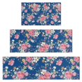 thumbnail image 1 of Pioneer Flower Floral Print Pattern Kitchen Rugs Sets Of 3,Kitchen Runner Rugs Non Skid Washable,Decorative Kitchen Floor Mats for Kitchen,Sink,Laundry,17"x30"+ 17"x47" + 17"x59", 1 of 6