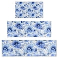 thumbnail image 1 of Pioneer Flower Floral Print Pattern Kitchen Rugs Sets Of 3,Kitchen Runner Rugs Non Skid Washable,Decorative Kitchen Floor Mats for Kitchen,Sink,Laundry,17"x30"+ 17"x47" + 17"x59", 1 of 6