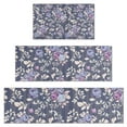 thumbnail image 1 of Pioneer Flower Floral Print Pattern Kitchen Rugs Sets Of 3,Kitchen Runner Rugs Non Skid Washable,Decorative Kitchen Floor Mats for Kitchen,Sink,Laundry,17"x30"+ 17"x47" + 17"x59", 1 of 6