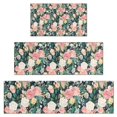 thumbnail image 1 of Pioneer Flower Floral Print Pattern Kitchen Rugs Sets Of 3,Kitchen Runner Rugs Non Skid Washable,Decorative Kitchen Floor Mats for Kitchen,Sink,Laundry,17"x30"+ 17"x47" + 17"x59", 1 of 6