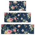 thumbnail image 1 of Pioneer Flower Floral Print Pattern Kitchen Rugs Sets Of 3,Kitchen Runner Rugs Non Skid Washable,Decorative Kitchen Floor Mats for Kitchen,Sink,Laundry,17"x30"+ 17"x47" + 17"x59", 1 of 6