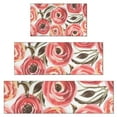 thumbnail image 1 of Pioneer Flower Floral Print Pattern Kitchen Rugs Sets Of 3,Kitchen Runner Rugs Non Skid Washable,Decorative Kitchen Floor Mats for Kitchen,Sink,Laundry,17"x30"+ 17"x47" + 17"x59", 1 of 6