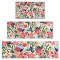 thumbnail image 1 of Pioneer Flower Floral Print Pattern Kitchen Rugs Sets Of 3,Kitchen Runner Rugs Non Skid Washable,Decorative Kitchen Floor Mats for Kitchen,Sink,Laundry,17"x30"+ 17"x47" + 17"x59", 1 of 6
