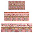 thumbnail image 1 of Pioneer Flower Floral Print Pattern Kitchen Rugs Sets Of 3,Kitchen Runner Rugs Non Skid Washable,Decorative Kitchen Floor Mats for Kitchen,Sink,Laundry,17"x30"+ 17"x47" + 17"x59", 1 of 6