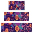 thumbnail image 1 of Pioneer Flower Floral Print Pattern Kitchen Rugs Sets Of 3,Kitchen Runner Rugs Non Skid Washable,Decorative Kitchen Floor Mats for Kitchen,Sink,Laundry,17"x30"+ 17"x47" + 17"x59", 1 of 6