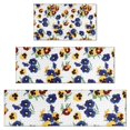 thumbnail image 1 of Pioneer Flower Floral Print Pattern Kitchen Rugs Sets Of 3,Kitchen Runner Rugs Non Skid Washable,Decorative Kitchen Floor Mats for Kitchen,Sink,Laundry,17"x30"+ 17"x47" + 17"x59", 1 of 6