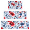 thumbnail image 1 of Pioneer Flower Floral Print Pattern Kitchen Rugs Sets Of 3,Kitchen Runner Rugs Non Skid Washable,Decorative Kitchen Floor Mats for Kitchen,Sink,Laundry,17"x30"+ 17"x47" + 17"x59", 1 of 6