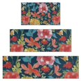 thumbnail image 1 of Pioneer Flower Floral Print Pattern Kitchen Rugs Sets Of 3,Kitchen Runner Rugs Non Skid Washable,Decorative Kitchen Floor Mats for Kitchen,Sink,Laundry,17"x30"+ 17"x47" + 17"x59", 1 of 6