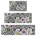thumbnail image 1 of Pioneer Flower Floral Print Pattern Kitchen Rugs Sets Of 3,Kitchen Runner Rugs Non Skid Washable,Decorative Kitchen Floor Mats for Kitchen,Sink,Laundry,17"x30"+ 17"x47" + 17"x59", 1 of 6