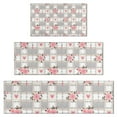 thumbnail image 1 of Pioneer Flower Floral Print Pattern Kitchen Rugs Sets Of 3,Kitchen Runner Rugs Non Skid Washable,Decorative Kitchen Floor Mats for Kitchen,Sink,Laundry,17"x30"+ 17"x47" + 17"x59", 1 of 6
