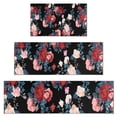 thumbnail image 1 of Pioneer Flower Floral Print Pattern Kitchen Rugs Sets Of 3,Kitchen Runner Rugs Non Skid Washable,Decorative Kitchen Floor Mats for Kitchen,Sink,Laundry,17"x30"+ 17"x47" + 17"x59", 1 of 6