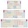 thumbnail image 1 of Pioneer Flower Floral Print Pattern Kitchen Rugs Sets Of 3,Kitchen Runner Rugs Non Skid Washable,Decorative Kitchen Floor Mats for Kitchen,Sink,Laundry,17"x30"+ 17"x47" + 17"x59", 1 of 6