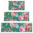 thumbnail image 1 of Pioneer Flower Floral Print Pattern Kitchen Rugs Sets Of 3,Kitchen Runner Rugs Non Skid Washable,Decorative Kitchen Floor Mats for Kitchen,Sink,Laundry,17"x30"+ 17"x47" + 17"x59", 1 of 6