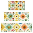 thumbnail image 1 of Pioneer Flower Floral Print Pattern Kitchen Rugs Sets Of 3,Kitchen Runner Rugs Non Skid Washable,Decorative Kitchen Floor Mats for Kitchen,Sink,Laundry,17"x30"+ 17"x47" + 17"x59", 1 of 6