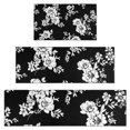 thumbnail image 1 of Pioneer Flower Floral Print Pattern Kitchen Rugs Sets Of 3,Kitchen Runner Rugs Non Skid Washable,Decorative Kitchen Floor Mats for Kitchen,Sink,Laundry,17"x30"+ 17"x47" + 17"x59", 1 of 6