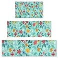 thumbnail image 1 of Pioneer Flower Floral Print Pattern Kitchen Rugs Sets Of 3,Kitchen Runner Rugs Non Skid Washable,Decorative Kitchen Floor Mats for Kitchen,Sink,Laundry,17"x30"+ 17"x47" + 17"x59", 1 of 6