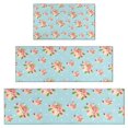 thumbnail image 1 of Pioneer Flower Floral Print Pattern Kitchen Rugs Sets Of 3,Kitchen Runner Rugs Non Skid Washable,Decorative Kitchen Floor Mats for Kitchen,Sink,Laundry,17"x30"+ 17"x47" + 17"x59", 1 of 6