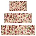 thumbnail image 1 of Pioneer Flower Floral Print Pattern Kitchen Rugs Sets Of 3,Kitchen Runner Rugs Non Skid Washable,Decorative Kitchen Floor Mats for Kitchen,Sink,Laundry,17"x30"+ 17"x47" + 17"x59", 1 of 6