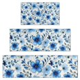 thumbnail image 1 of Pioneer Flower Floral Print Pattern Kitchen Rugs Sets Of 3,Kitchen Runner Rugs Non Skid Washable,Decorative Kitchen Floor Mats for Kitchen,Sink,Laundry,17"x30"+ 17"x47" + 17"x59", 1 of 6