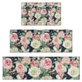 thumbnail image 1 of Pioneer Flower Floral Print Pattern Kitchen Rugs Sets Of 3,Kitchen Runner Rugs Non Skid Washable,Decorative Kitchen Floor Mats for Kitchen,Sink,Laundry,17"x30"+ 17"x47" + 17"x59", 1 of 6