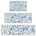 thumbnail image 1 of Pioneer Flower Floral Print Pattern Kitchen Rugs Sets Of 3,Kitchen Runner Rugs Non Skid Washable,Decorative Kitchen Floor Mats for Kitchen,Sink,Laundry,17"x30"+ 17"x47" + 17"x59", 1 of 6