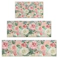 thumbnail image 1 of Pioneer Flower Floral Print Pattern Kitchen Rugs Sets Of 3,Kitchen Runner Rugs Non Skid Washable,Decorative Kitchen Floor Mats for Kitchen,Sink,Laundry,17"x30"+ 17"x47" + 17"x59", 1 of 6