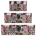 thumbnail image 1 of Pioneer Flower Floral Print Pattern Kitchen Rugs Sets Of 3,Kitchen Runner Rugs Non Skid Washable,Decorative Kitchen Floor Mats for Kitchen,Sink,Laundry,17"x30"+ 17"x47" + 17"x59", 1 of 6