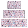 thumbnail image 1 of Pioneer Flower Floral Print Pattern Kitchen Rugs Sets Of 3,Kitchen Runner Rugs Non Skid Washable,Decorative Kitchen Floor Mats for Kitchen,Sink,Laundry,17"x30"+ 17"x47" + 17"x59", 1 of 6