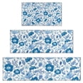thumbnail image 1 of Pioneer Flower Floral Print Pattern Kitchen Rugs Sets Of 3,Kitchen Runner Rugs Non Skid Washable,Decorative Kitchen Floor Mats for Kitchen,Sink,Laundry,17"x30"+ 17"x47" + 17"x59", 1 of 6