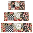 thumbnail image 1 of Pioneer Flower Floral Print Pattern Kitchen Rugs Sets Of 3,Kitchen Runner Rugs Non Skid Washable,Decorative Kitchen Floor Mats for Kitchen,Sink,Laundry,17"x30"+ 17"x47" + 17"x59", 1 of 6