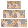 thumbnail image 1 of Pioneer Flower Floral Print Pattern Kitchen Rugs Sets Of 3,Kitchen Runner Rugs Non Skid Washable,Decorative Kitchen Floor Mats for Kitchen,Sink,Laundry,17"x30"+ 17"x47" + 17"x59", 1 of 6