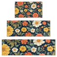 thumbnail image 1 of Pioneer Flower Floral Print Pattern Kitchen Rugs Sets Of 3,Kitchen Runner Rugs Non Skid Washable,Decorative Kitchen Floor Mats for Kitchen,Sink,Laundry,17"x30"+ 17"x47" + 17"x59", 1 of 6