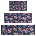thumbnail image 1 of Pioneer Flower Floral Print Pattern Kitchen Rugs Sets Of 3,Kitchen Runner Rugs Non Skid Washable,Decorative Kitchen Floor Mats for Kitchen,Sink,Laundry,17"x30"+ 17"x47" + 17"x59", 1 of 6
