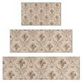 thumbnail image 1 of Pioneer Flower Floral Print Pattern Kitchen Rugs Sets Of 3,Kitchen Runner Rugs Non Skid Washable,Decorative Kitchen Floor Mats for Kitchen,Sink,Laundry,17"x30"+ 17"x47" + 17"x59", 1 of 6