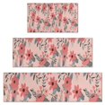 thumbnail image 1 of Pioneer Flower Floral Print Pattern Kitchen Rugs Sets Of 3,Kitchen Runner Rugs Non Skid Washable,Decorative Kitchen Floor Mats for Kitchen,Sink,Laundry,17"x30"+ 17"x47" + 17"x59", 1 of 6