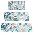 thumbnail image 1 of Pioneer Flower Floral Print Pattern Kitchen Rugs Sets Of 3,Kitchen Runner Rugs Non Skid Washable,Decorative Kitchen Floor Mats for Kitchen,Sink,Laundry,17"x30"+ 17"x47" + 17"x59", 1 of 6