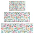 thumbnail image 1 of Pioneer Flower Floral Print Pattern Kitchen Rugs Sets Of 3,Kitchen Runner Rugs Non Skid Washable,Decorative Kitchen Floor Mats for Kitchen,Sink,Laundry,17"x30"+ 17"x47" + 17"x59", 1 of 6