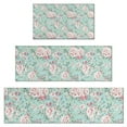 thumbnail image 1 of Pioneer Flower Floral Print Pattern Kitchen Rugs Sets Of 3,Kitchen Runner Rugs Non Skid Washable,Decorative Kitchen Floor Mats for Kitchen,Sink,Laundry,17"x30"+ 17"x47" + 17"x59", 1 of 6