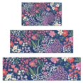 thumbnail image 1 of Pioneer Flower Floral Print Pattern Kitchen Rugs Sets Of 3,Kitchen Runner Rugs Non Skid Washable,Decorative Kitchen Floor Mats for Kitchen,Sink,Laundry,17"x30"+ 17"x47" + 17"x59", 1 of 6
