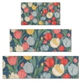 thumbnail image 1 of Pioneer Flower Floral Print Pattern Kitchen Rugs Sets Of 3,Kitchen Runner Rugs Non Skid Washable,Decorative Kitchen Floor Mats for Kitchen,Sink,Laundry,17"x30"+ 17"x47" + 17"x59", 1 of 6