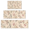 thumbnail image 1 of Pioneer Flower Floral Print Pattern Kitchen Rugs Sets Of 3,Kitchen Runner Rugs Non Skid Washable,Decorative Kitchen Floor Mats for Kitchen,Sink,Laundry,17"x30"+ 17"x47" + 17"x59", 1 of 6