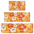 thumbnail image 1 of Pioneer Flower Floral Print Pattern Kitchen Rugs Sets Of 3,Kitchen Runner Rugs Non Skid Washable,Decorative Kitchen Floor Mats for Kitchen,Sink,Laundry,17"x30"+ 17"x47" + 17"x59", 1 of 6