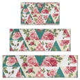 thumbnail image 1 of Pioneer Flower Floral Print Pattern Kitchen Rugs Sets Of 3,Kitchen Runner Rugs Non Skid Washable,Decorative Kitchen Floor Mats for Kitchen,Sink,Laundry,17"x30"+ 17"x47" + 17"x59", 1 of 6