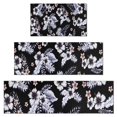 thumbnail image 1 of Pioneer Flower Floral Print Pattern Kitchen Rugs Sets Of 3,Kitchen Runner Rugs Non Skid Washable,Decorative Kitchen Floor Mats for Kitchen,Sink,Laundry,17"x30"+ 17"x47" + 17"x59", 1 of 6