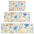 thumbnail image 1 of Pioneer Flower Floral Print Pattern Kitchen Rugs Sets Of 3,Kitchen Runner Rugs Non Skid Washable,Decorative Kitchen Floor Mats for Kitchen,Sink,Laundry,17"x30"+ 17"x47" + 17"x59", 1 of 6