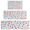 thumbnail image 1 of Pioneer Flower Floral Print Pattern Kitchen Rugs Sets Of 3,Kitchen Runner Rugs Non Skid Washable,Decorative Kitchen Floor Mats for Kitchen,Sink,Laundry,17"x30"+ 17"x47" + 17"x59", 1 of 6