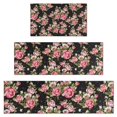 thumbnail image 1 of Pioneer Flower Floral Print Pattern Kitchen Rugs Sets Of 3,Kitchen Runner Rugs Non Skid Washable,Decorative Kitchen Floor Mats for Kitchen,Sink,Laundry,17"x30"+ 17"x47" + 17"x59", 1 of 6